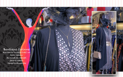 Robe magnifique avec son gilet et ses accessoires