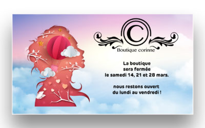 Fermeture tous les samedi du mois de mars