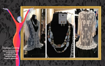 Magnifique gilet en dentelle très tendance !